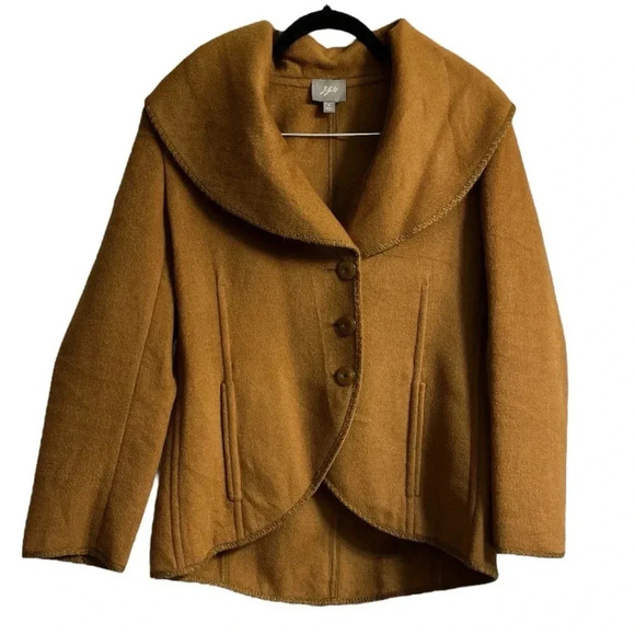J. Jill Jackets & Blazers - J. Jill Wool Blend Oversized Shawl Collar Jacket, Women’s Size Small